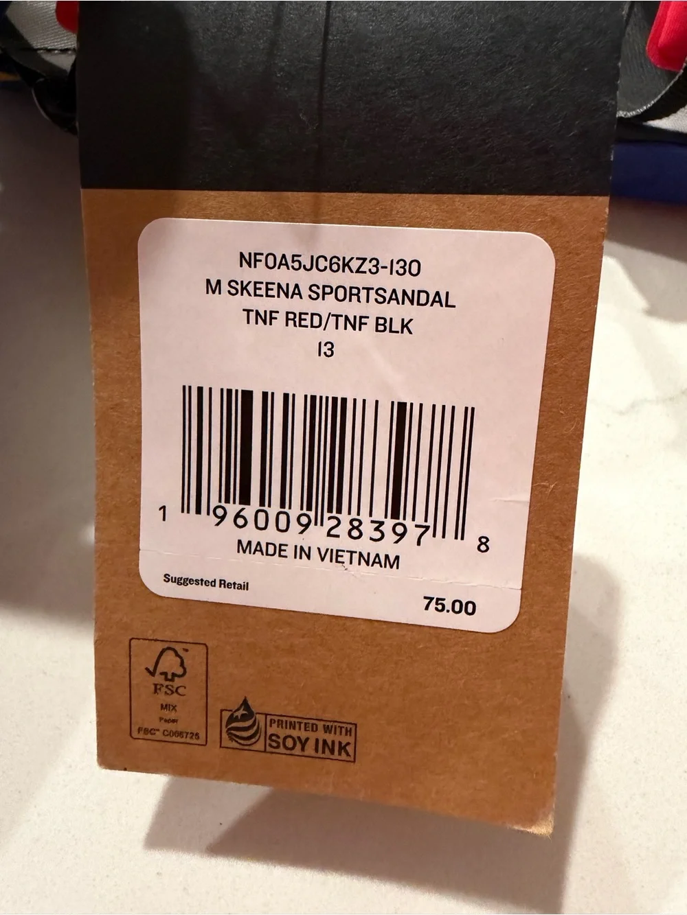 The North Face Skeena Mens Sport sandal Size 13 NWT